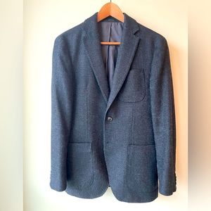 🔥👔 Made in Portugal Massimo Dutti Sports Blazer Italian Fabric Size 36